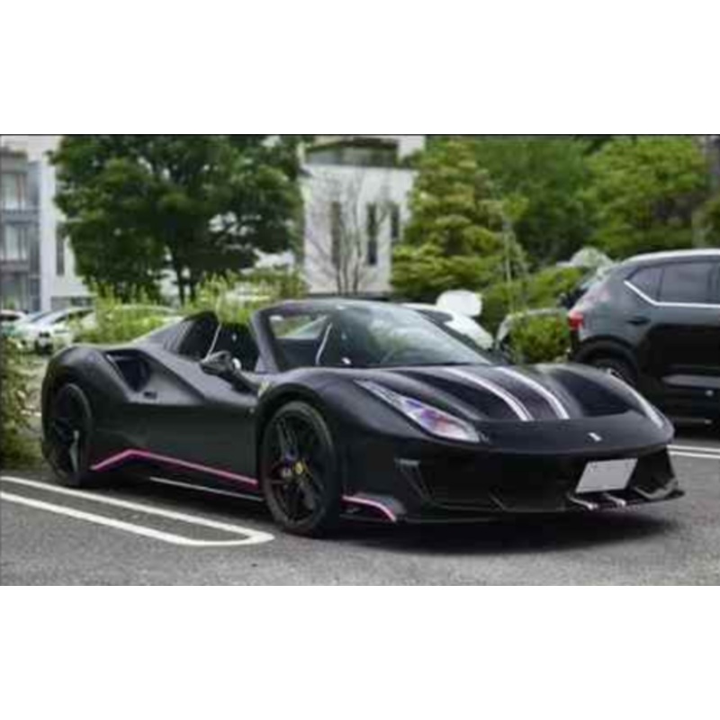 1/18 Dino Model Ferrari 488 Pista Spider (Nero Opaco Black) Car Model
