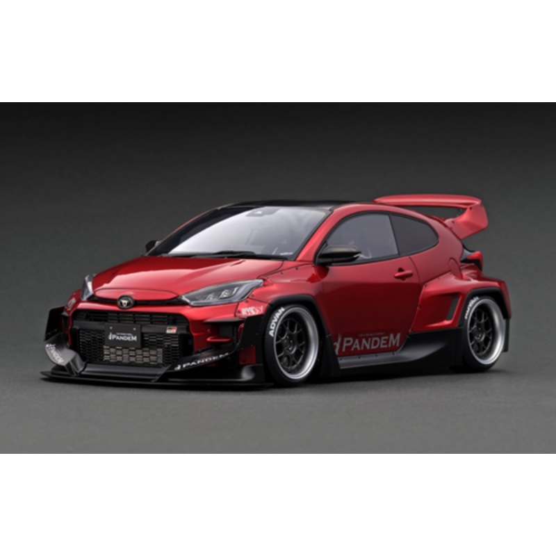 1/18 Ignition Model Toyota PANDEM GR YARIS (4BA) Red Metallic