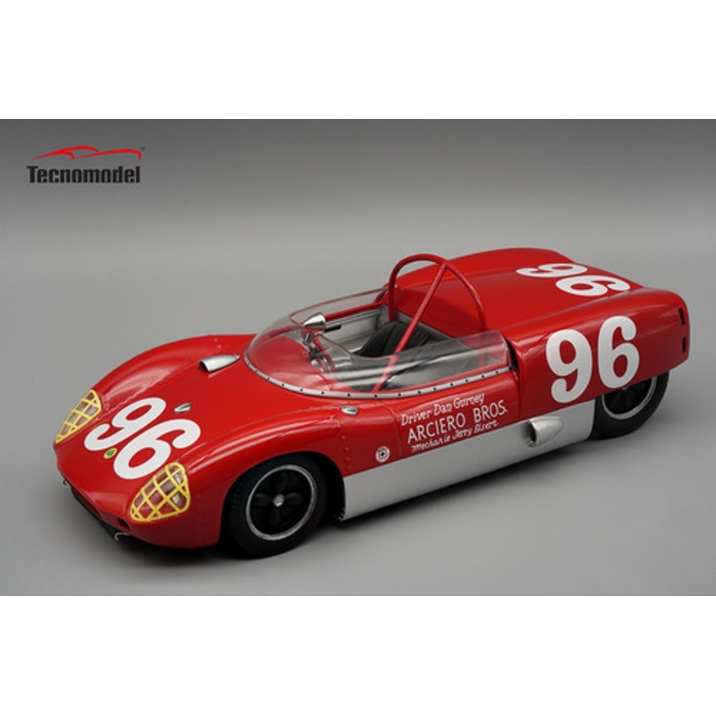 1/18 Tecnomodel Lotus 19 1962 Winner 3 Hours Daytona GP Driver Dan Gurney Resin Car Model