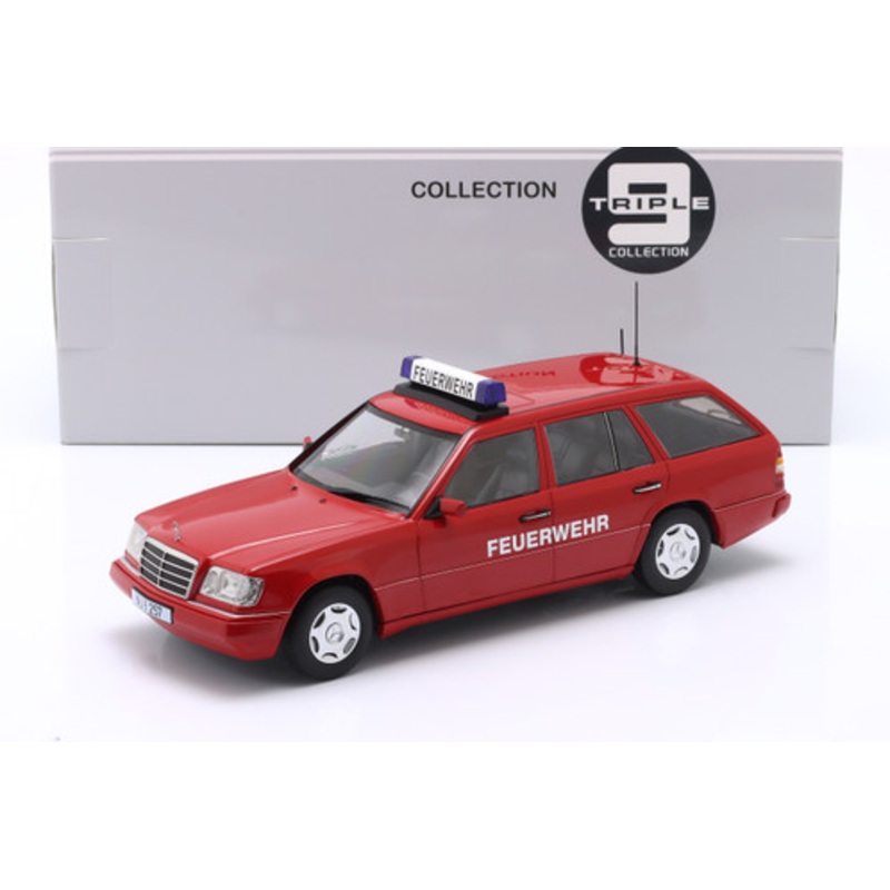 1/18 Triple9 1995 Mercedes-Benz E-Class T-Model (S124) Fire Department Diecast Car Model