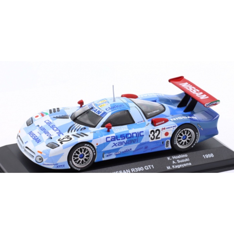 1/43 Altaya 1998 Nissan R390 GT1 #32 3rd 24h LeMans Nissan Motorsports Aguri Suzuki, Kazuyoshi Hoshino, Masahiko Kageyama Car Model