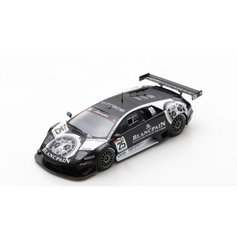 1/43 Spark 2010 Lamborghini Murcilago LP670 R-SV #25 Winner Spa FIA GT1 Championship Car Model