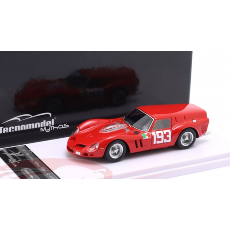 1/43 Tecnomodel 1962 Ferrari 250 GT Breadvan #193 Ollon Villars Hill Climb Carlo-Maria Abate Car Model Limited 60 Pieces