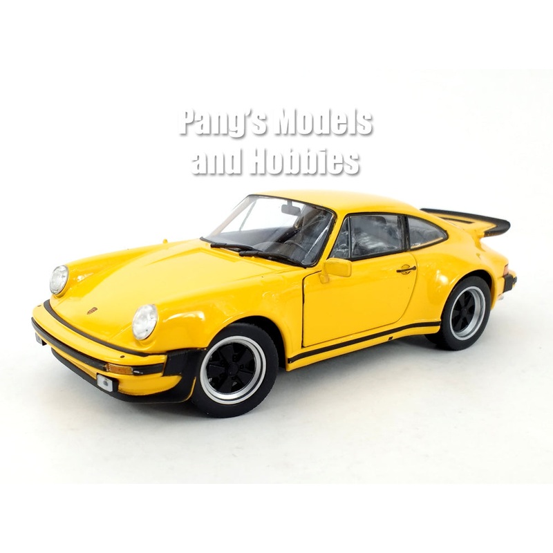 1974 Porsche 911 Turbo - Yellow - 1/24 Diecast Metal Model by Welly