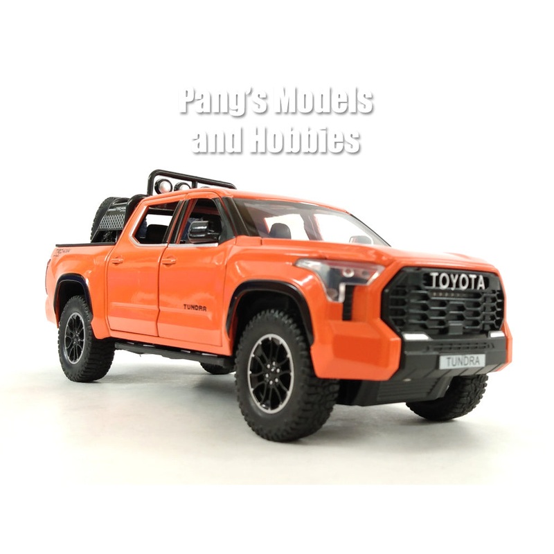 2023 Toyota Tundra TRD Off-Road 44 1/24 Scale Diecast Model - Orange - by MiJo