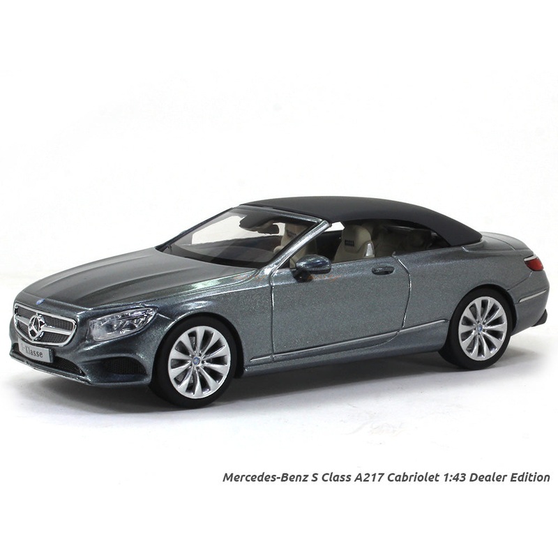 Mercedes-Benz S Class A217 Cabriolet 1:43 Dealer Edition diecast Scale Model car