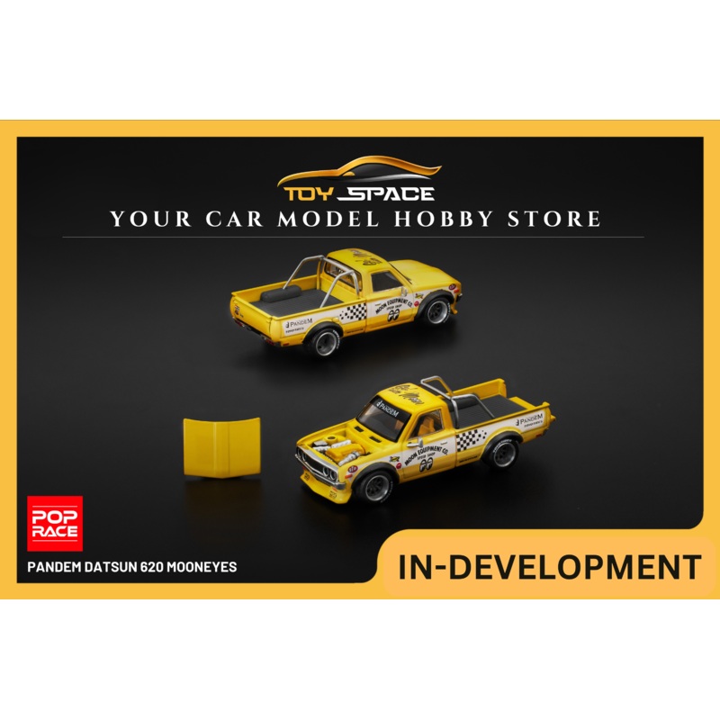 [POP RACE] 1:64 PANDEM Datsun 620 Mooneyes