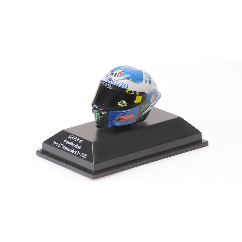 Valentino Rossi - Helmet AGV - 1:8 - 2020 - Misano Race 2 - Minichamps