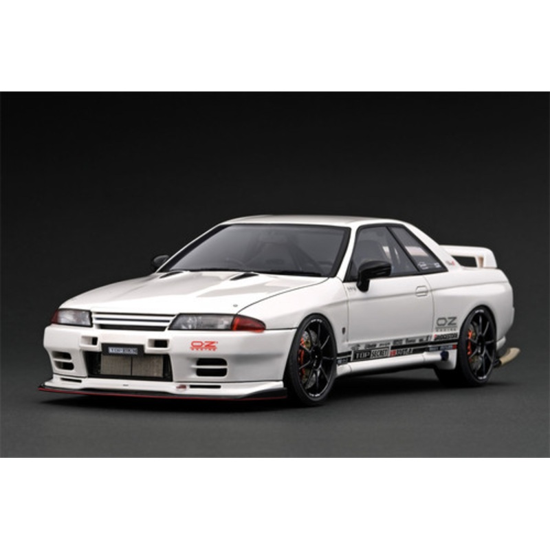 1/18 Ignition Model NIssan Skyline GT-R R32 Top Secret GT-R VR32 (White) Car Model