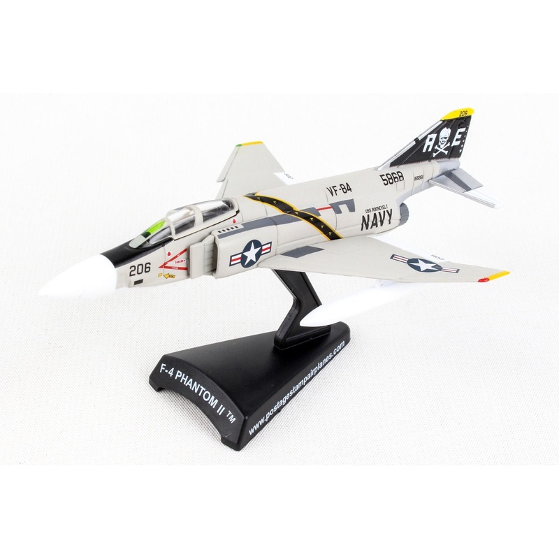 F-4 Phantom II VF-84 Jolly Rogers - USS Roosevelt - 1/155 Scale Diecast Metal Model by Daron