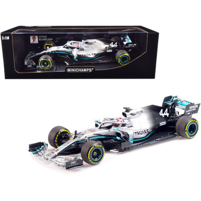 Mercedes AMG Petronas Motorsport Formula One F1 W10 EQ Power+ #44 Lewis Hamilton (2019) 1/18 Diecast Model Car by Minichamps
