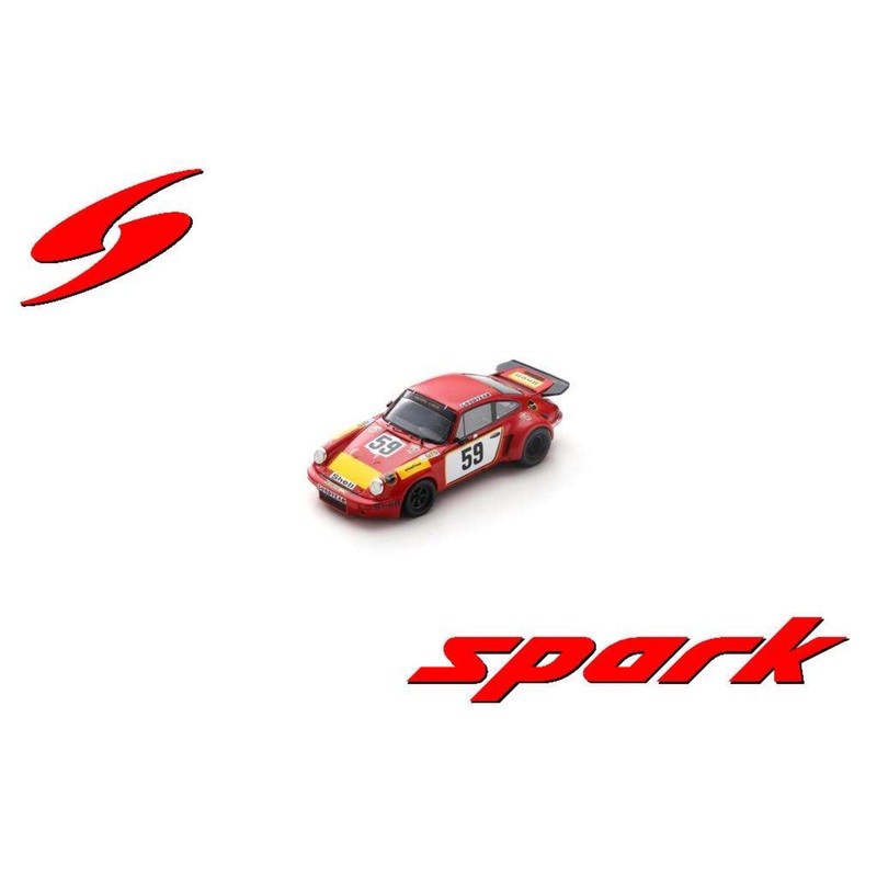 [Preorder] Spark 1:64 Porsche 911 Carrera RSR 3.0 No.59 24H Le Mans 1975 T. Schenken - H. Ganley 64S028