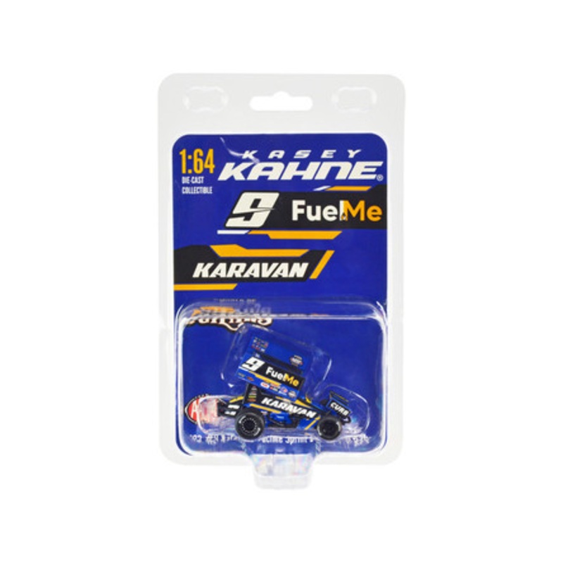 Winged Sprint Car #9 Kasey Kahne "Karavan - Fuel Me" Kasey Kahne Racing "World of Outlaws" (2022) 1/64 Diecast Model Car by ACME
