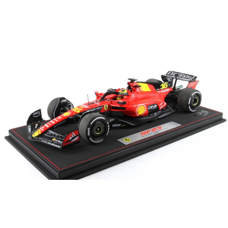 1/18 BBR 2023 Formula 1 Ferrari SF-23 Italy Monza GP Charles Leclerc Diecast Car Model