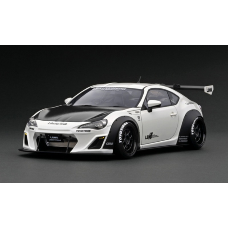 1/18 Ignition Model Toyota 86 LB Nation Works Full Complete Version 1 (White) Resin Car Model