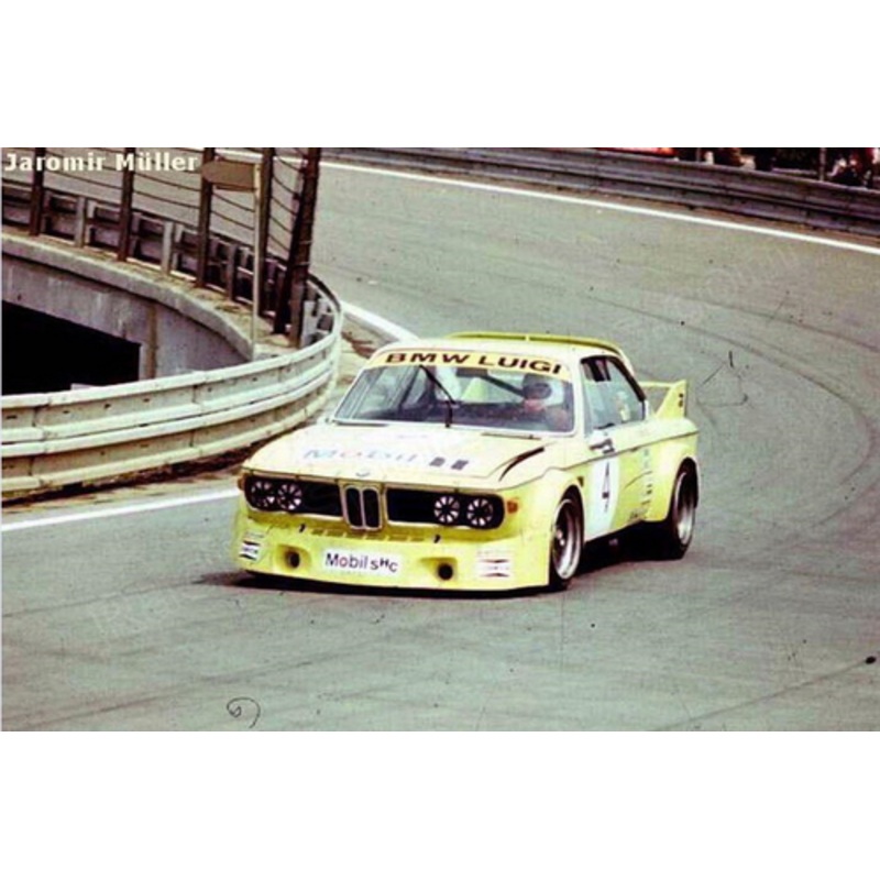 1/18 Minichamps BMW 3.0 CSL - BMW LUIGI - VAN HOVE/JOOSEN - 3. PLACE BRNO 1978 Diecast Car Model