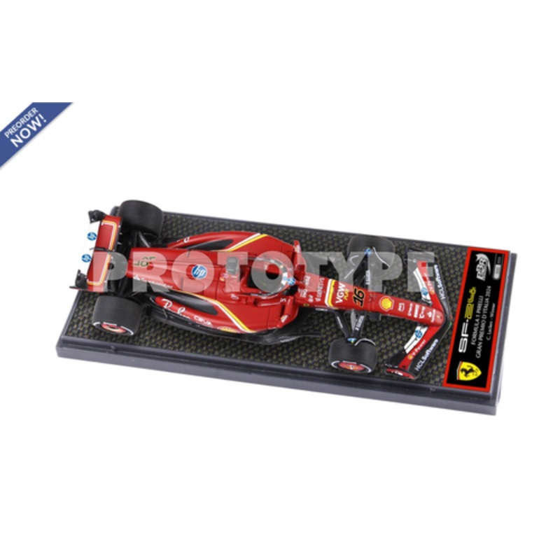 1/43 BBR 2024 Formula 1 Ferrari SF24 Italy Monza GP Winner Charles Leclerc #16 Car Model
