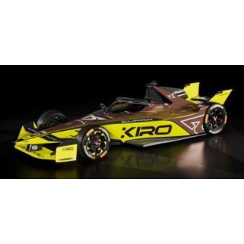 1/43 Spark 2025 Formula E Kiro Race Co #3 David Beckmann Car Model