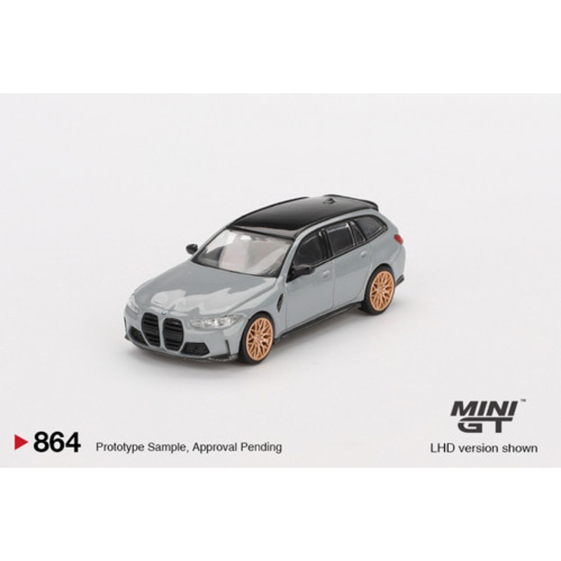 1/64 Mini GT BMW M3 G81 Competition Touring (Brooklyn Grey) Diecast Car Model