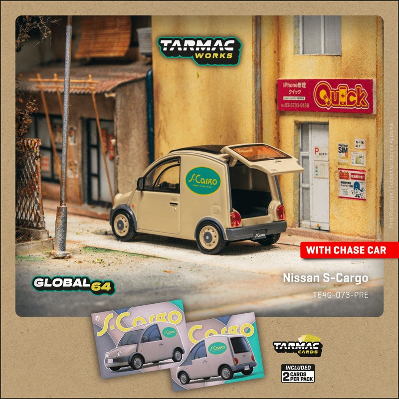[Preorder] Tarmac Works 1:64 Nissan S-Cargo Presentation T64G-073-PRE