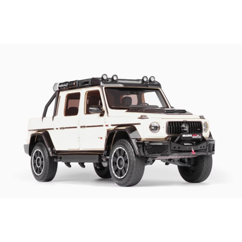 1/18 Almost Real 2020 Brabus G800 Adventure XLP Pick-Up (White) Car Model