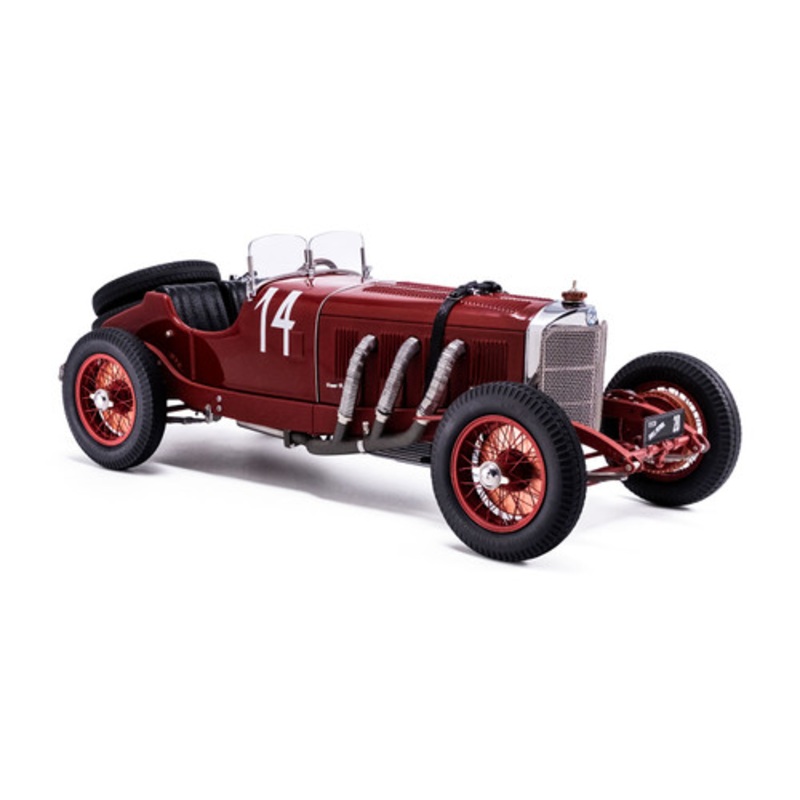 1/18 CMC 1931 Mercedes-Benz SSK #14 Winner Argentinian Autumn Race Carlos Zatuszek, Julio Berndt (Beifahrer) Diecast Car Model