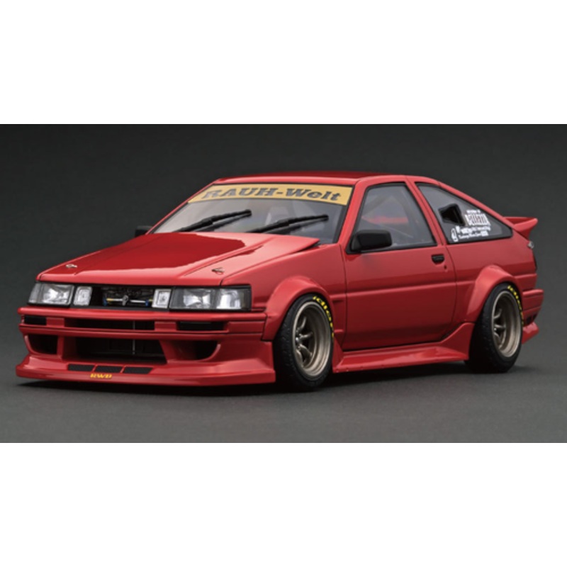 1/18 Ignition Modle Toyota RWB AE86 Red