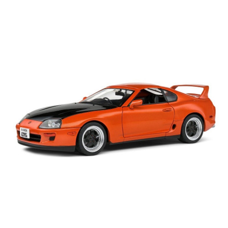 1/18 Solido 1993 Toyota Supra MK4 (A80) Streetfighter (Orange) Diecast Car Model