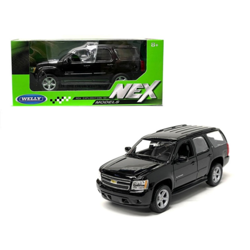 1/24 Welly 2008 Chevrolet Tahoe (Black) Diecast Car Model