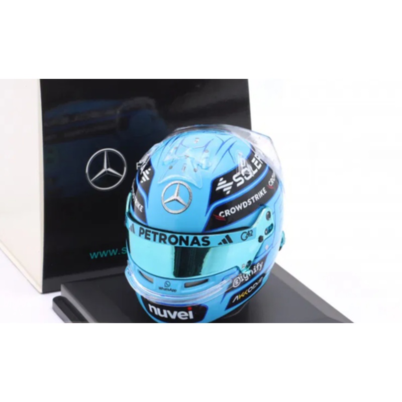1/43 Spark 2025 Formula 1 Mercedes-AMG PETRONAS F1 Team George Russell Helmet Model