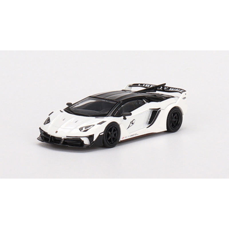 1/64 Mini GT LB-Silhouette WORKS Lamborghini Aventador GT EVO Presentation Diecast Car Model
