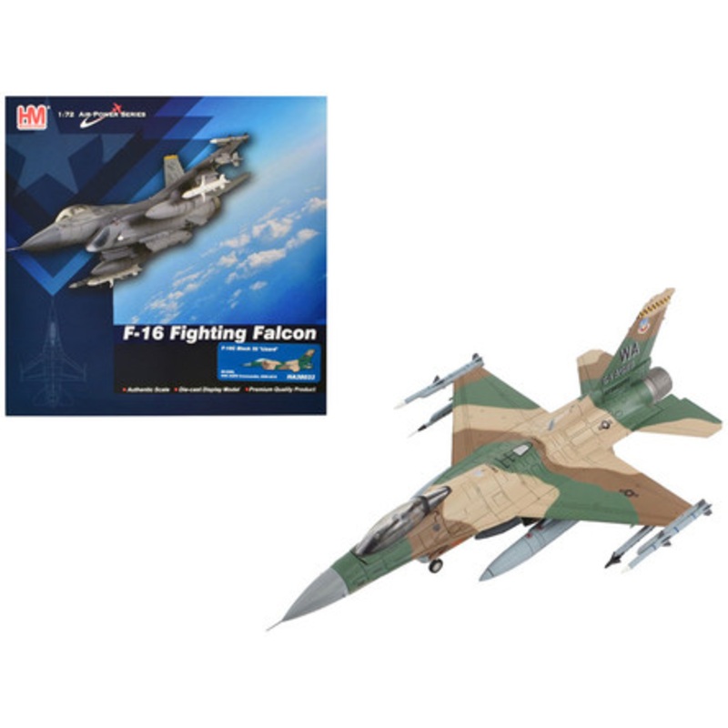 Lockheed F-16C Fighting Falcon Fighter Aircraft "Lizard 64th Aggressor Squadron Commander" (2009-2010) United States Air Force "Air Power Series" 1/72 Diecast Model by Hobby Master