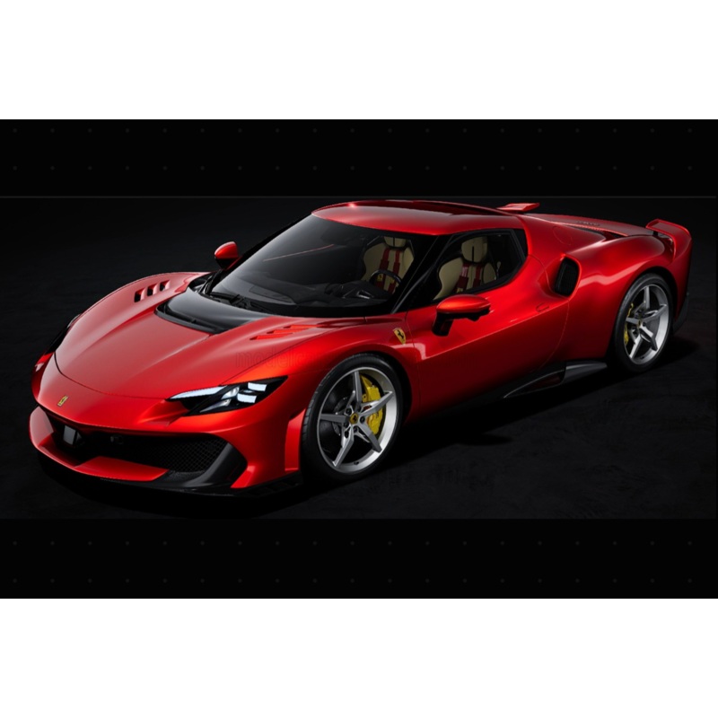 Polistil 2025 Ferrari 296 Speciale Rosso Magma (Red Metallic) High Fidelity 1:18