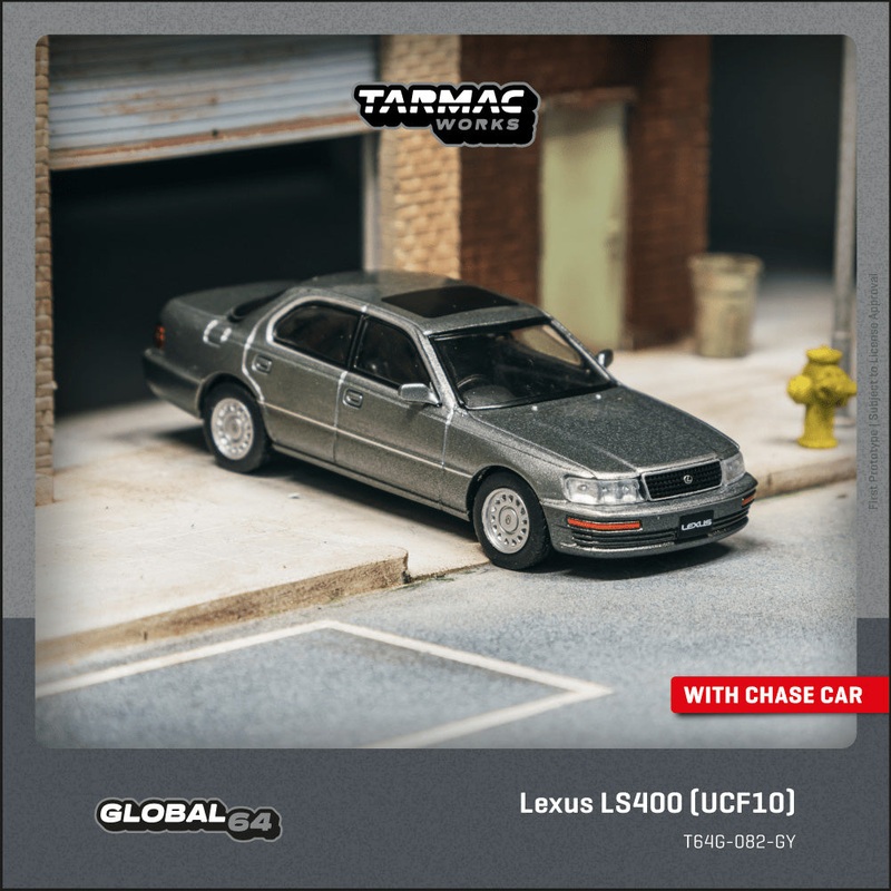 [Preorder] Tarmac Works 1:64 Lexus LS400 (UCF10) Flint Grey T64G-082-GY