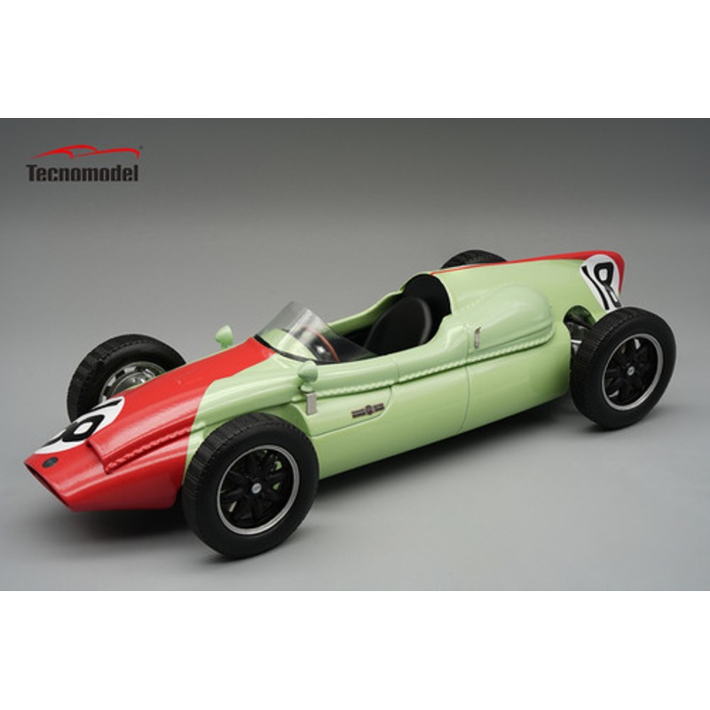 1/18 Tecnomodel Cooper T51 1960 Monaco GP Tony Brooks Car Model