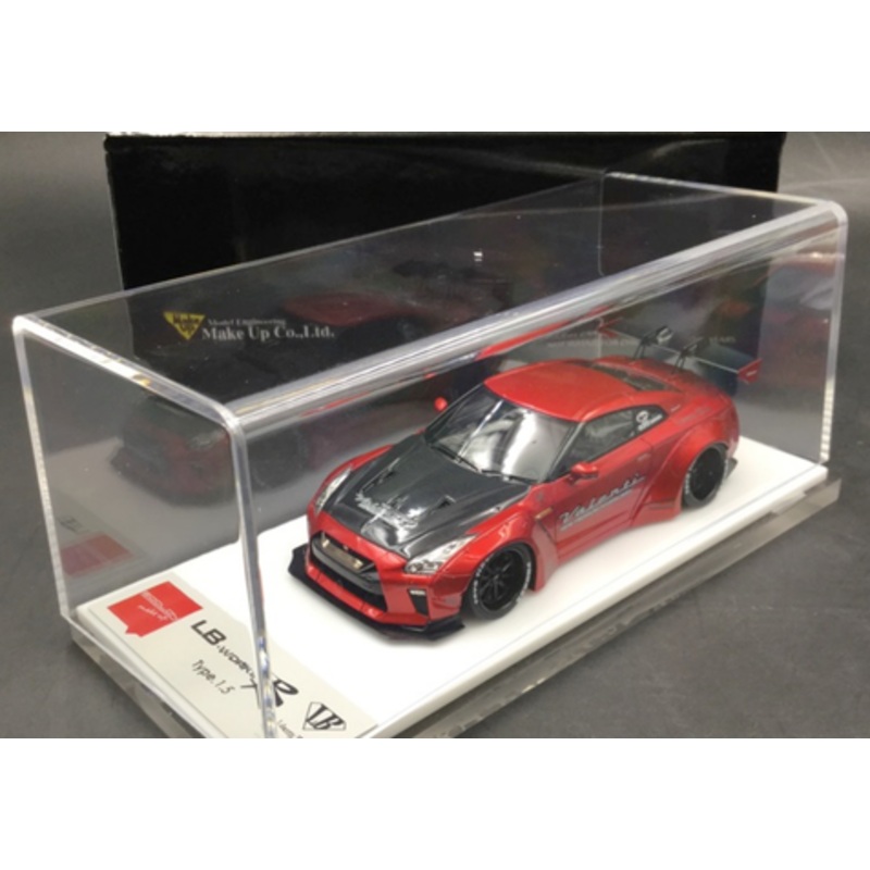1/43 Makeup Nissan Skyline GTR GT-R Type 1.5 LB Works Liberty Works (Red) Car Model