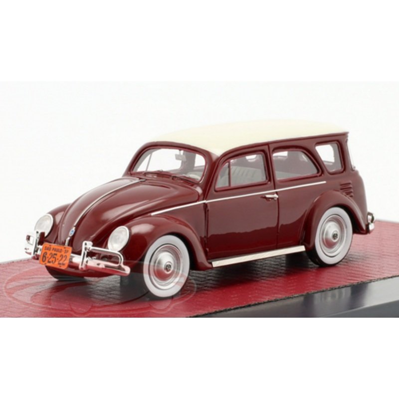 1/43 Matrix 1962 Volkswagen VW Beetle Fusca SW (Maroon Dark Red) Car Model