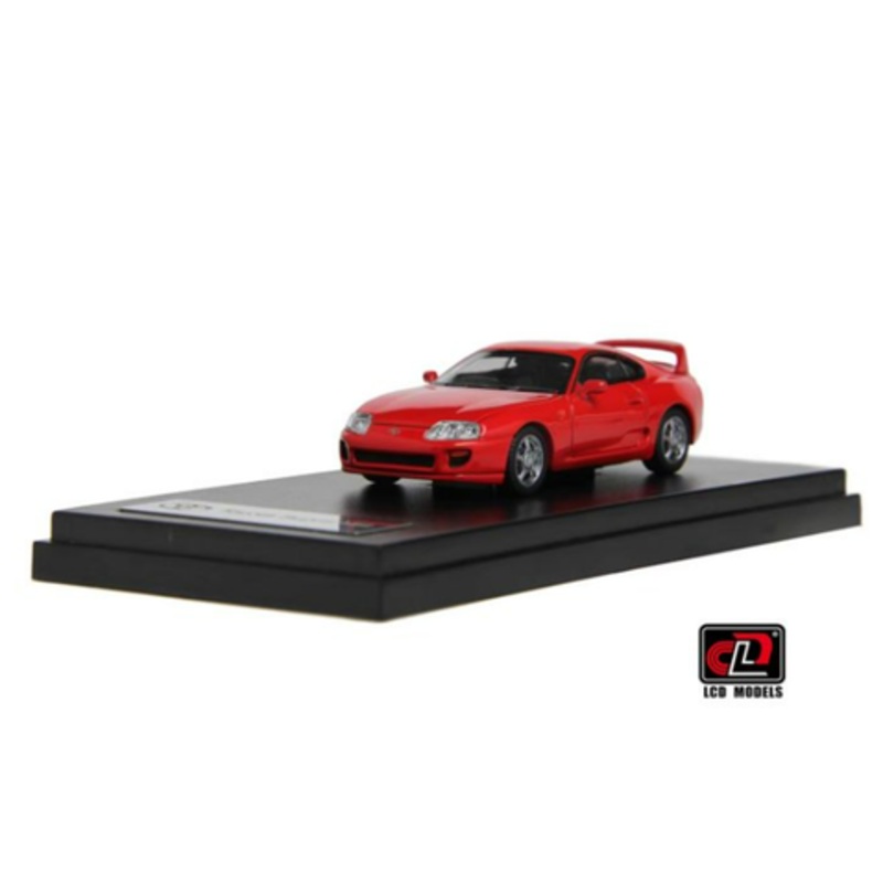 1/64 LCD Toyota Supra Mk4 A80 Red Diecast Car Model