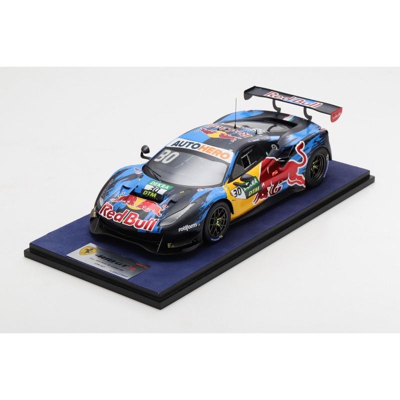 Ferrari 488 GT3 Red Bull EVO AF Corse Liam Lawson (DTM 2021) in Blue