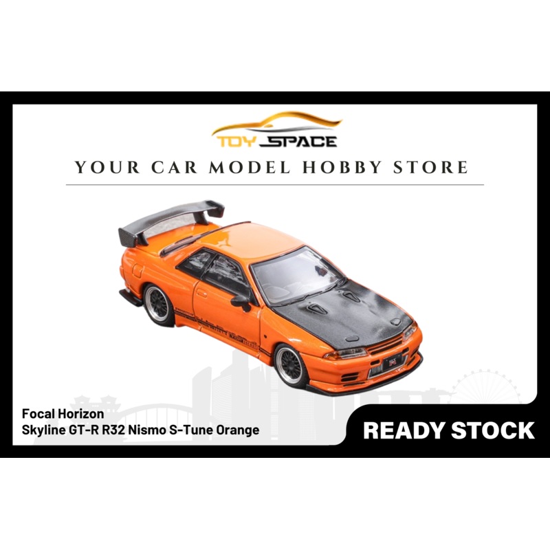 [FOCAL HORIZON] 1/64 Skyline GT-R R32 Nismo S-Tune Orange