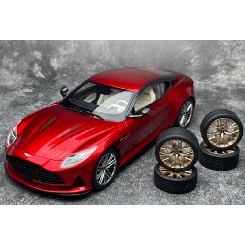 1/18 Aston Martin DB12 (Red) Full Open Diecast Car Model