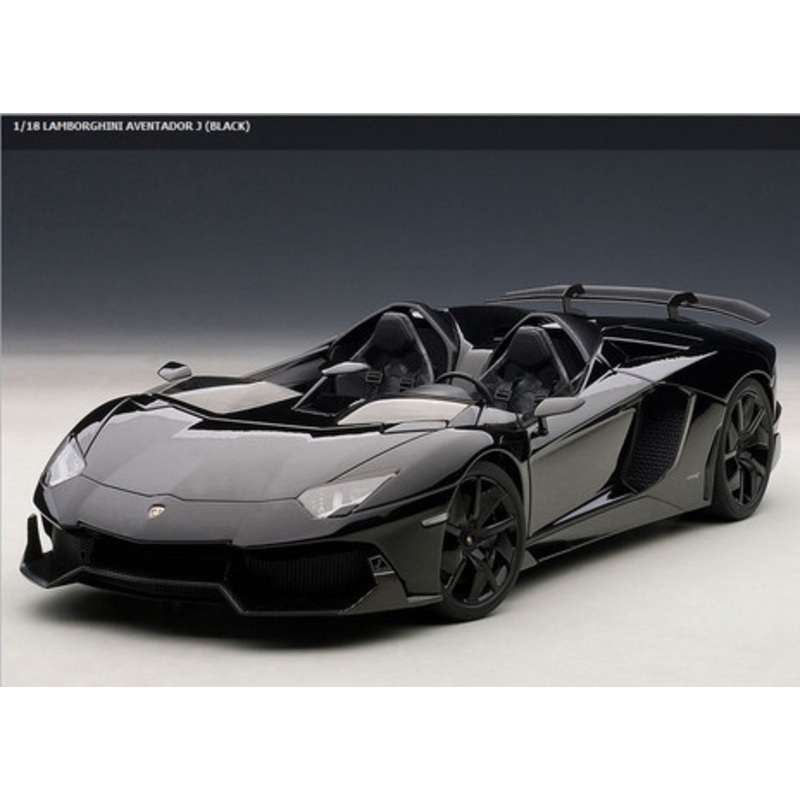 1/18 AUTOart Lamborghini Aventador J (Black) Car Model
