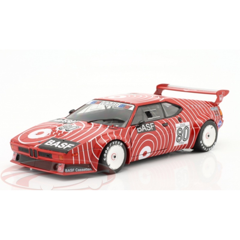 1/18 Werk83 1980 BMW M1 Procar #80 Procar Series Project Four Racing Hans-Joachim Stuck Diecast Car Model