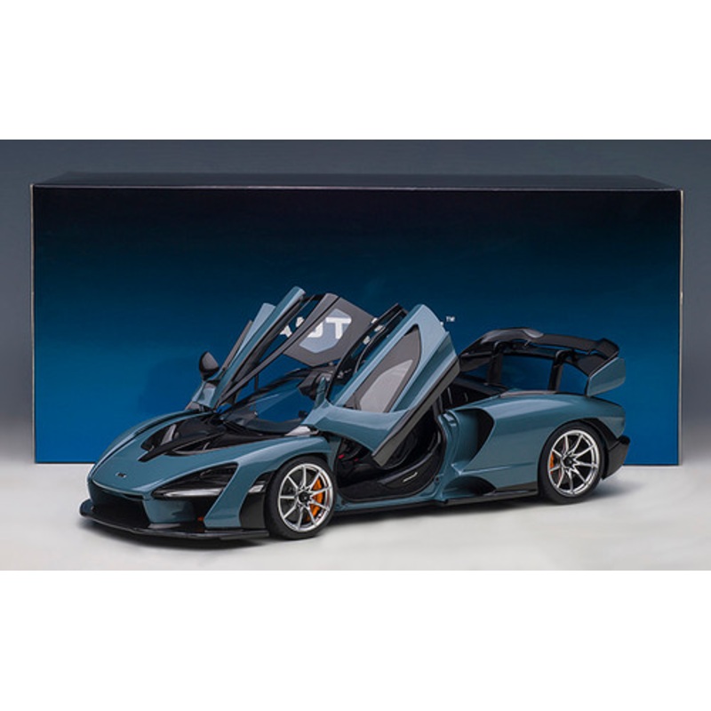 1/18 AUTOart Mclaren Senna (Vision Victory Gray and Black with Carbon Accents) Car Model