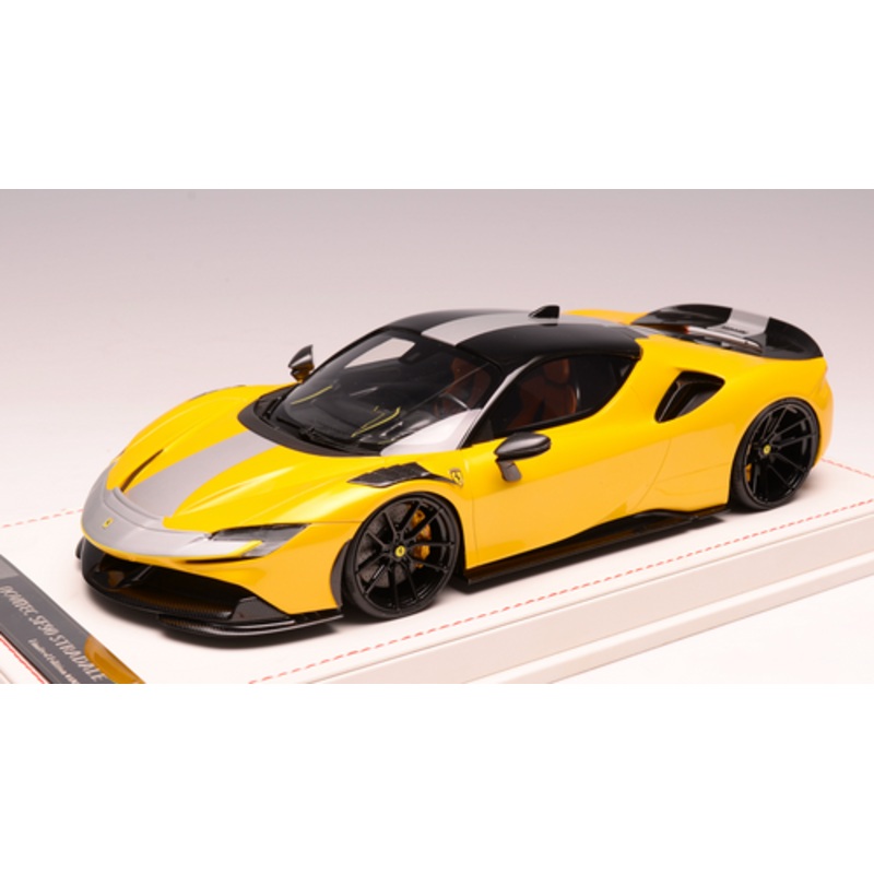 1/18 Ivy Ferrari SF90 Novitec (Giallo Modena Yellow) Resin Car Model Limited 66 Pieces