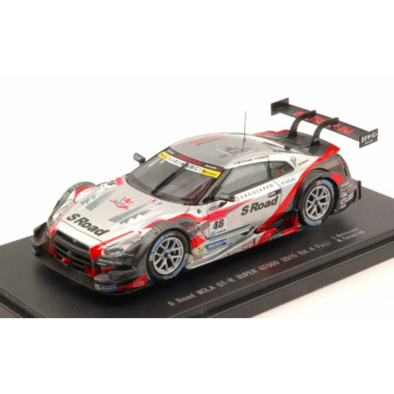 1/43 Ebbro 2015 Nissan GT-R NISMO GT500 #46 Super GT series Japan MOLA Satoshi Motoyama, Masataka Yanagida Car Model