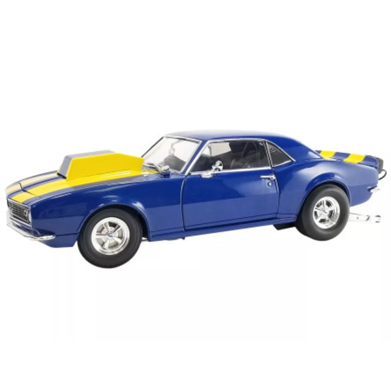 1/18 ACME 1968 Chevrolet Camaro Z/28 Z28 Drag Outlaws (Blue) Diecast Car Model