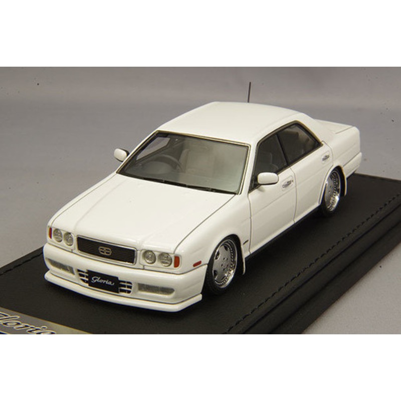 1/43 IG Ignition Model Nissan Gloria (Y32) Gran Turismo Ultima (White) Car Model