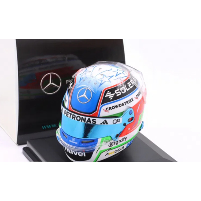 1/43 Spark 2025 Formula 1 Mercedes-AMG PETRONAS F1 Team Kimi Antonelli Helmet Model