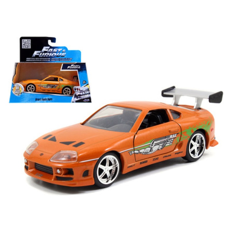 Brian's Toyota Supra Orange "Fast & Furious" Movie 1/32 Diecast Model Car by Jada